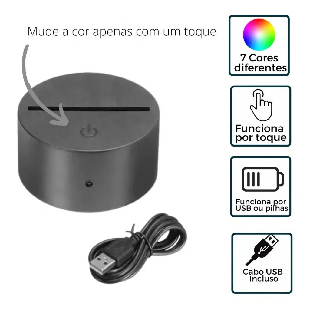 Luminária Oração Ave Maria Nossa Senhora Aparecida - OFERTA RELÂMPAGO COMPRE 1 LEVE 2