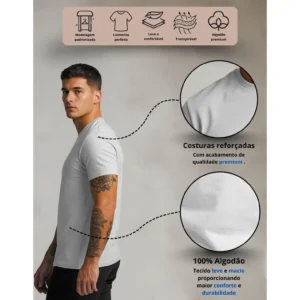 Alternative view of COMPRE 1 LEVE 3 - Camiseta Cristã Leão Yeshua