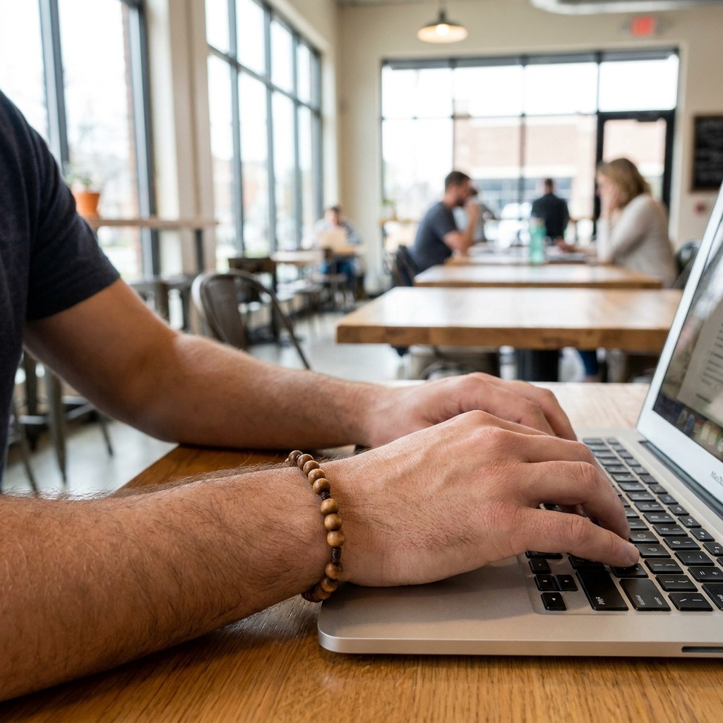 Dezena de Pulso de São Bento (Pulseira Terço) - lifestyle