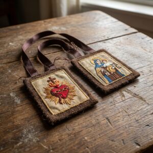 Escapulário do Carmo 100% Lã Carmelitas