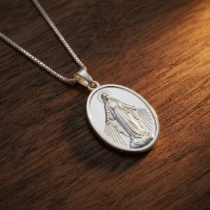 Medalha Milagrosa N. Sra. das Graças Prata 925