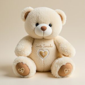 Pelúcia Santo Soninho — Oração Infantil