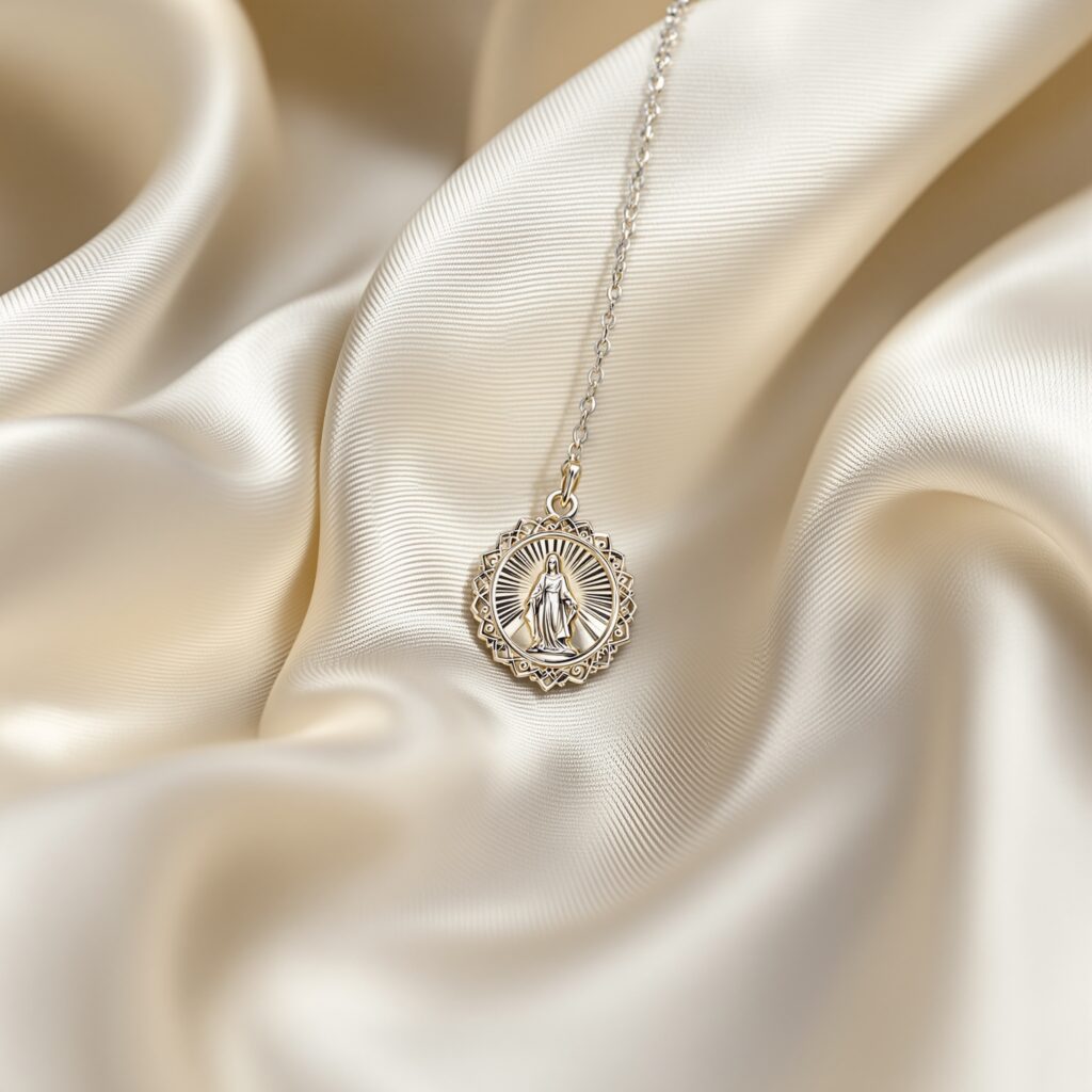 Terço Prata 925 Medalha Milagrosa