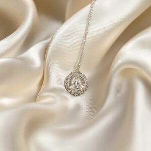 Terço Prata 925 Medalha Milagrosa