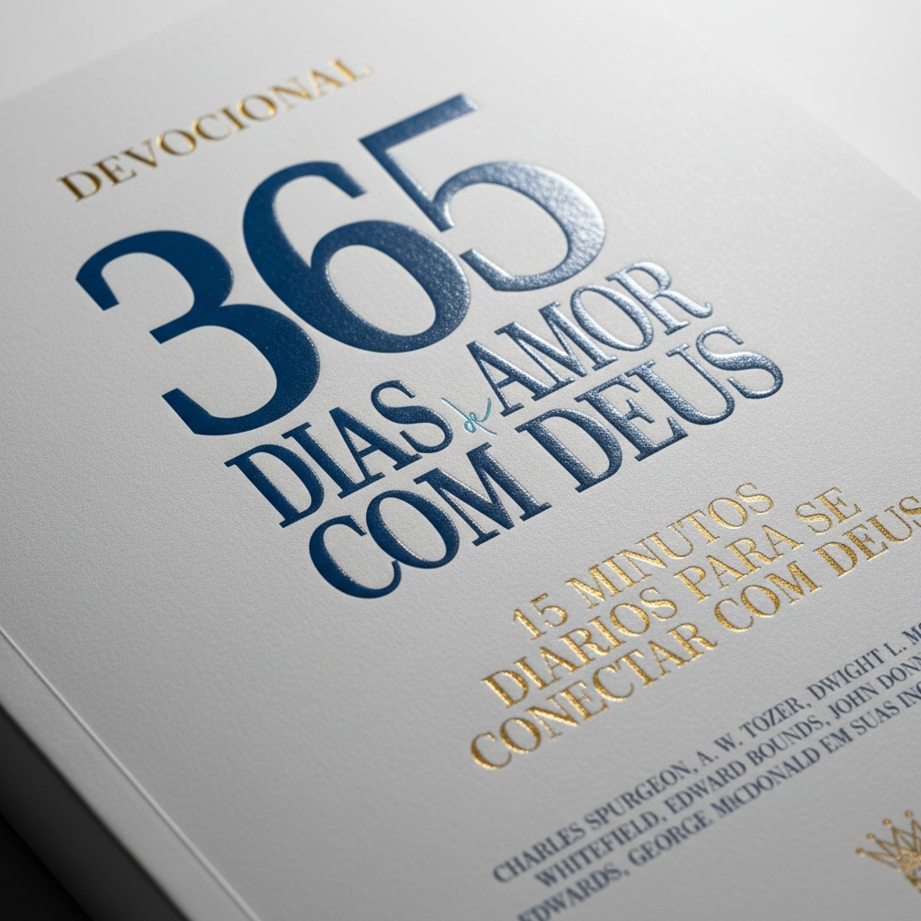 Capa premium do devocional