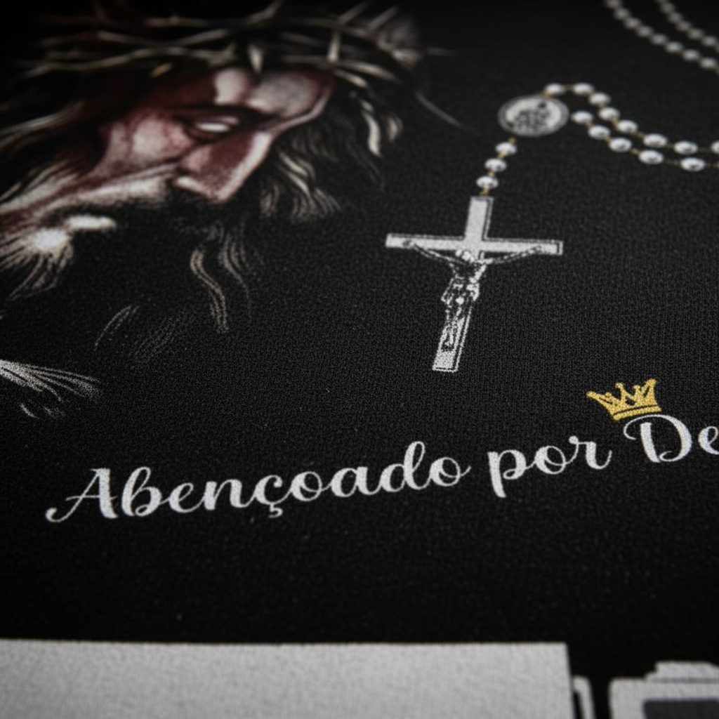 Detalhe estampa Jesus